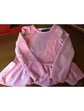 Girls Cynthia Rowley Sz 5/6 Ruffle Hem Top